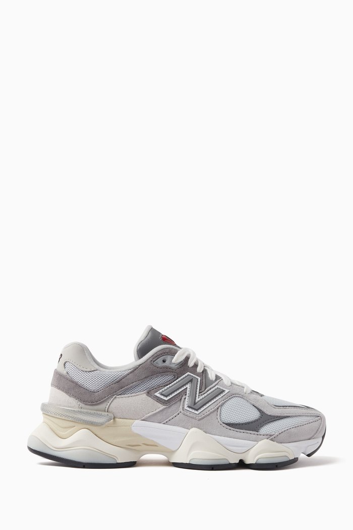 

9060 Sneakers in Mesh & Suede, Grey