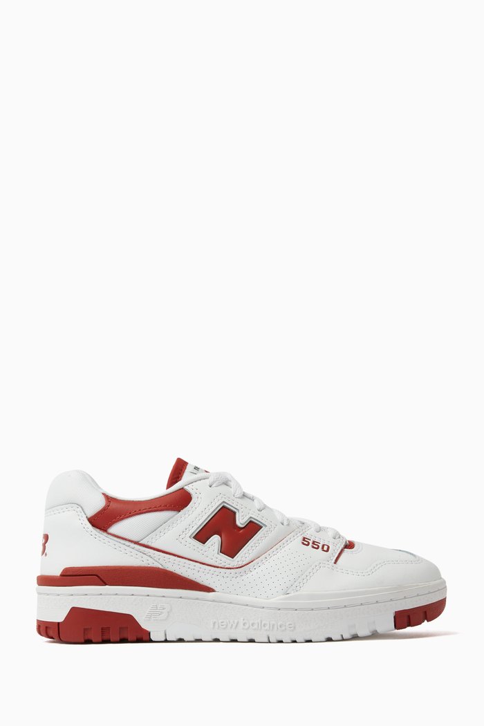 

BB550 Sneakers in Leather, Red