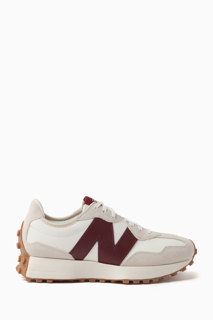 

327 Sneakers in Leather & Suede, Red