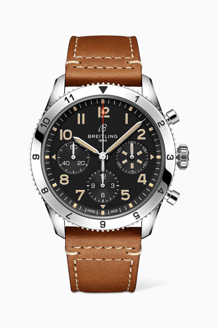 Classic AVI Chronograph P-51 Mustang, Black