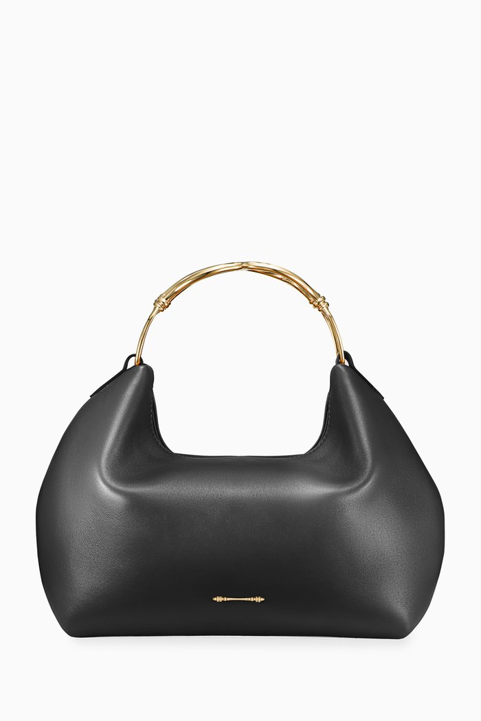 

Duo Bucket Bag in Nappa, Black
