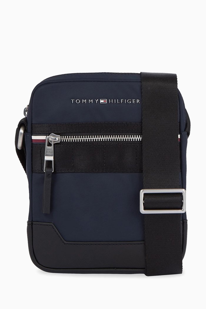 Elevated Reporter Bag in Nylon, Blue