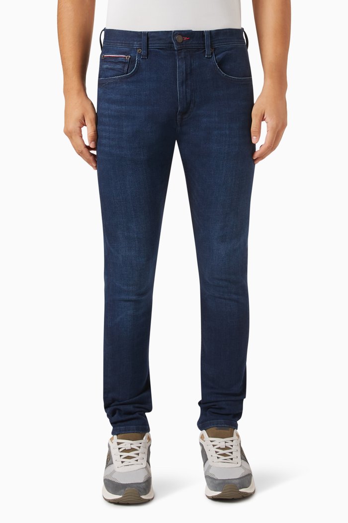 

Tapered Houston Jeans in Stretch-cotton, Blue