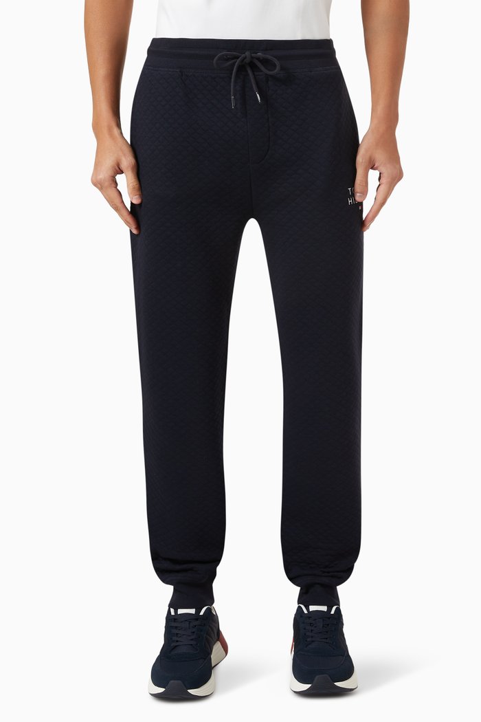 

TH Original Diamond Quilted Sweatpants in Cotton-blend, Blue
