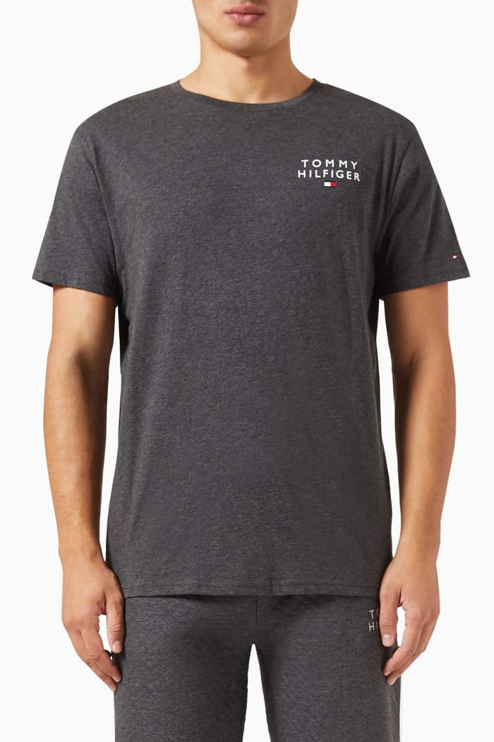 

Logo T-shirt in Jersey, Grey