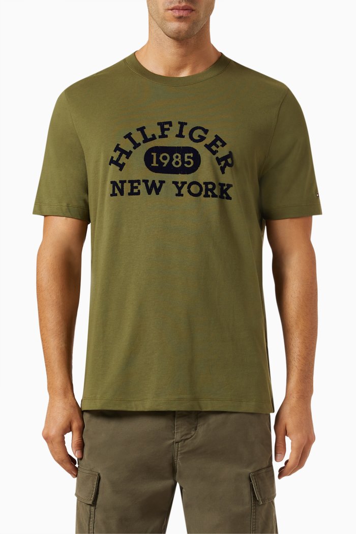 

Monotype College Logo T-shirt in Cotton-jersey, Green