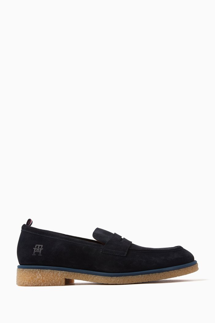 

Loafers in Suede, Blue