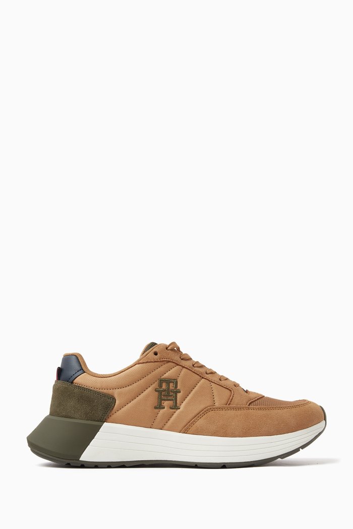

TH Elevated Sneakers in Suede, Multicolour