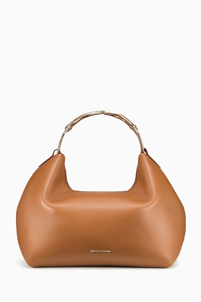 

Duo Bucket Bag in Nappa, Brown