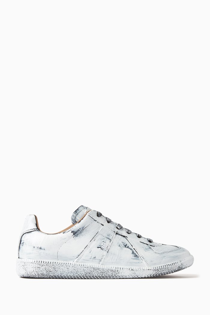 Replica Low-top Sneakers in Leather, Multicolour