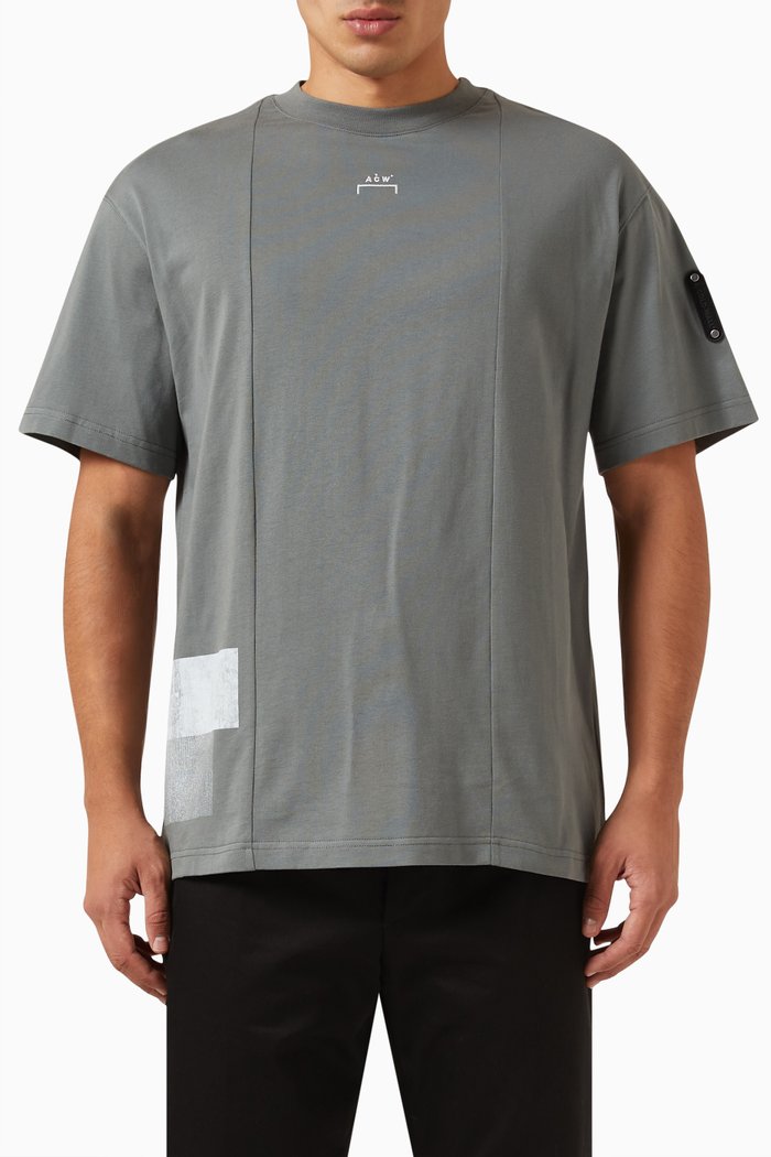 

Brutalist T-shirt in Cotton Jersey, Green