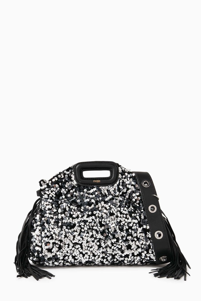 

Mini Miss M Bag in Sequins, Black