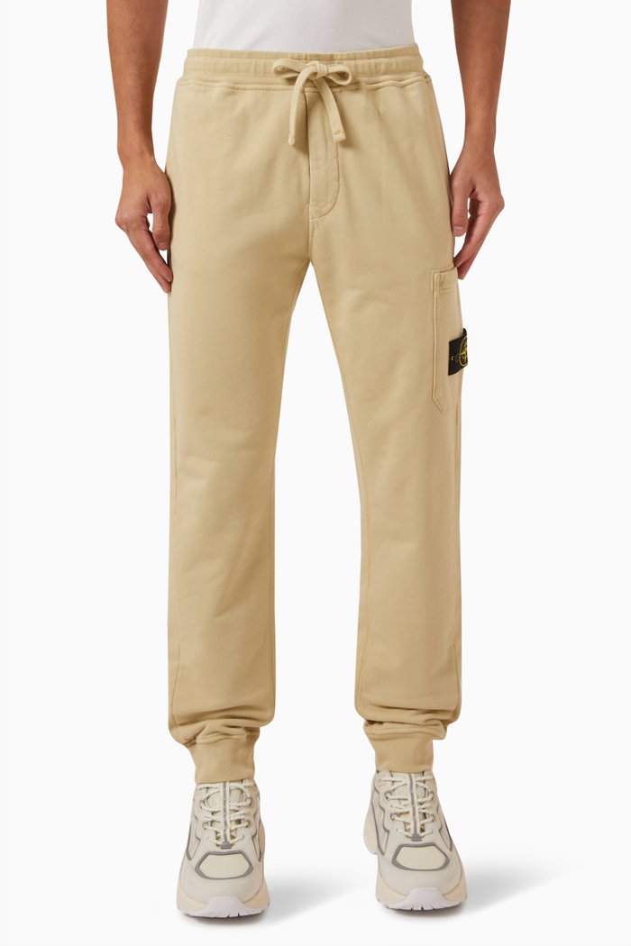 

Cargo Sweatpants in Cotton-fleece, Neutral