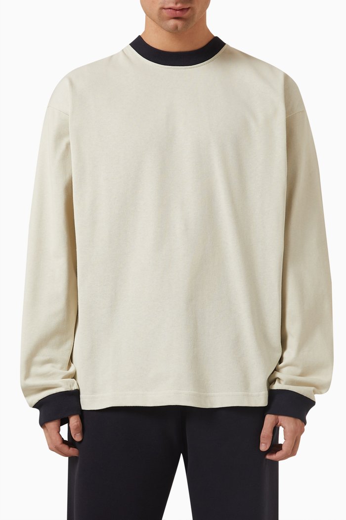 

Logo Marina T-shirt in Cotton Jersey, Neutral