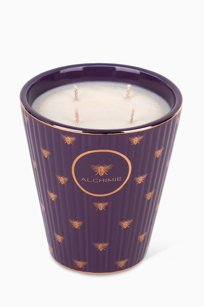 L'Abeille Pourpree Candle, 2kg, Colourless