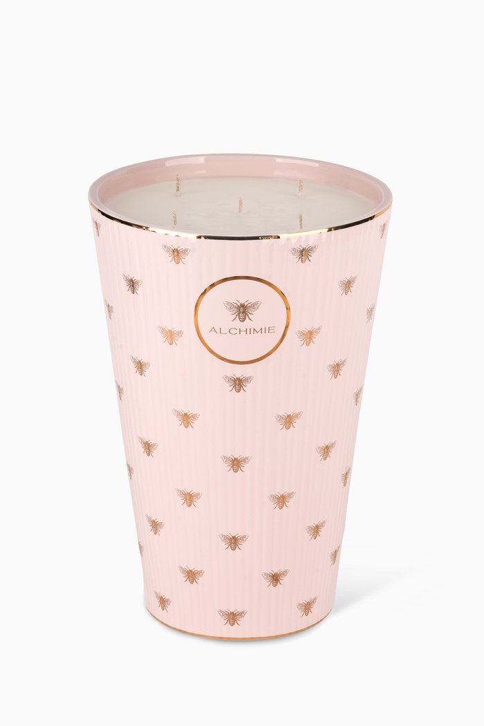L'Abeille Rosee Candle, 10kg, Colourless