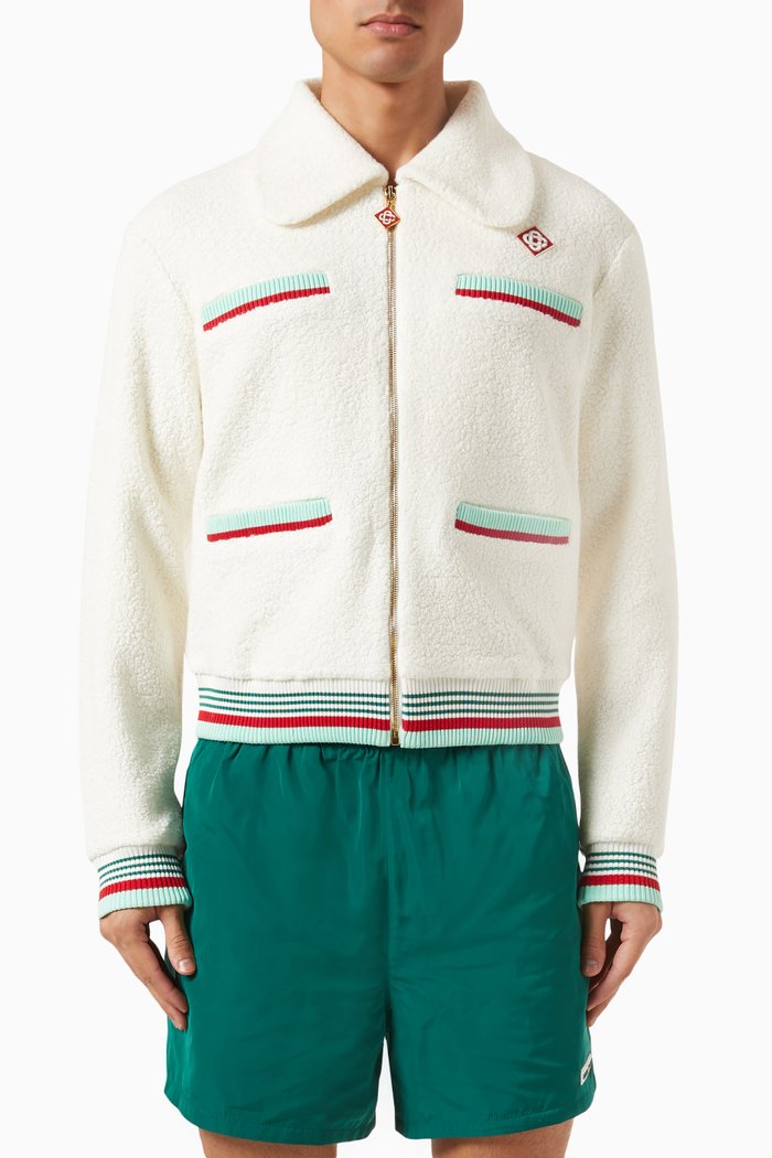 

Track Jacket in Cashmere-blend, Neutral