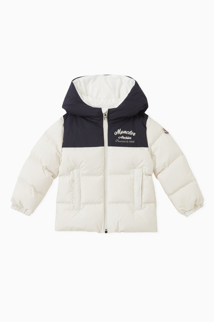 Joe Puffer Jacket in Recycled Polyester, White