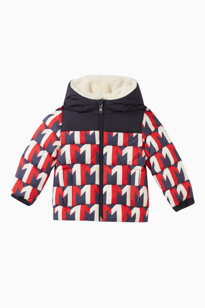 

Eddie Hooded Down Jacket, Multicolour