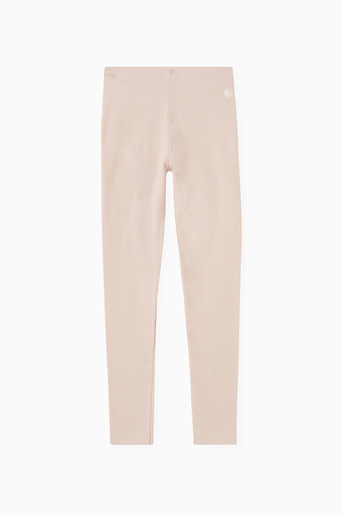 

Logo Print Leggings in Jersey, Pink