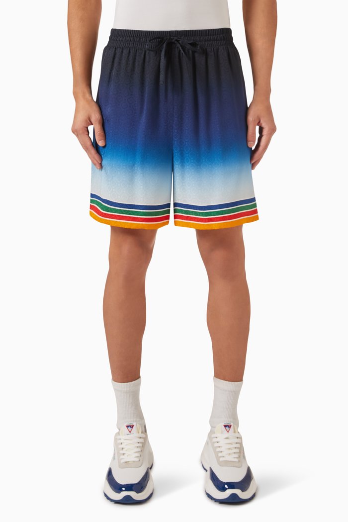 

Studio de Musique Shorts in Silk-twill, Multicolour