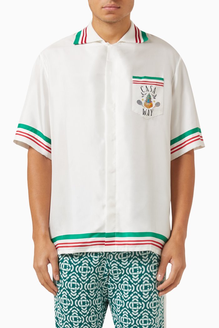 

Casa Way Shirt in Silk, Multicolour