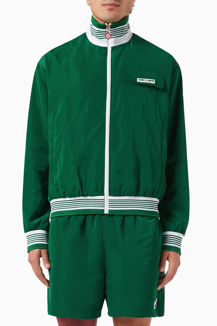 

Shell Suit Track Jacket, Green