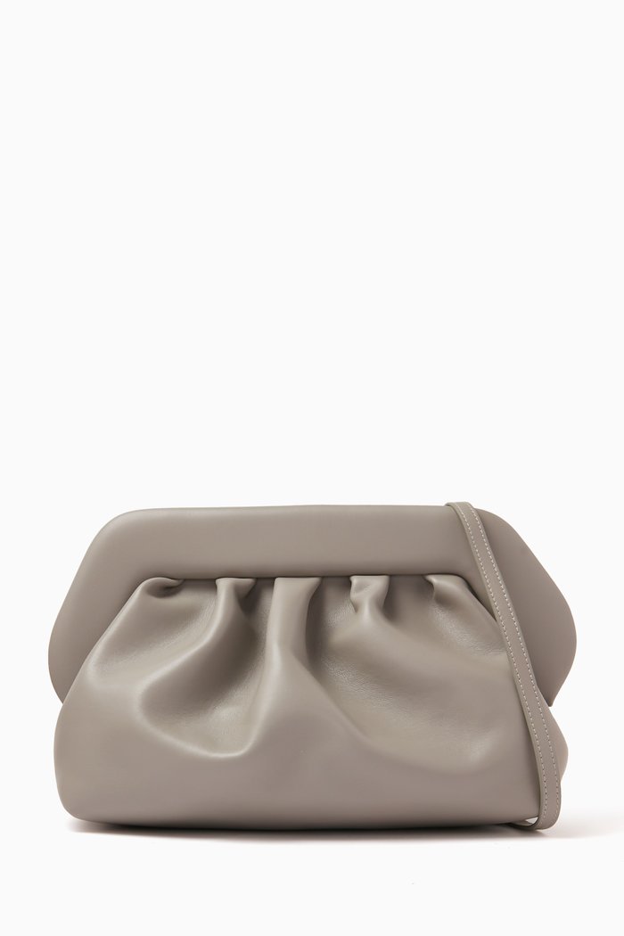 

Bios Clutch Bag in Vegan Fabric, Grey