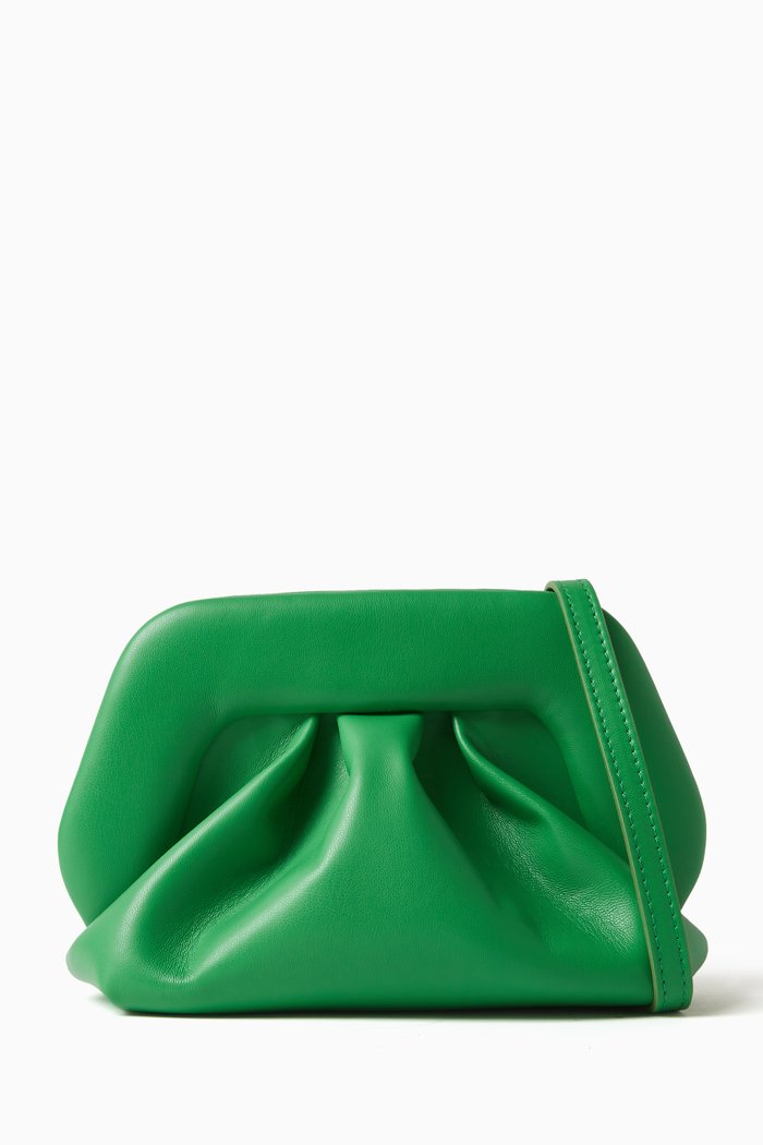 

Gea Clutch Bag in Vegan Fabric, Green