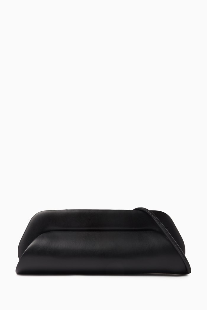 

Medium Dioni Long Shoulder Bag in Vegan Leather, Black