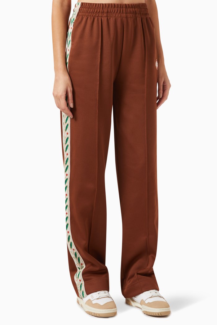 

Laurel Track Pants in Tricot-knit, Brown