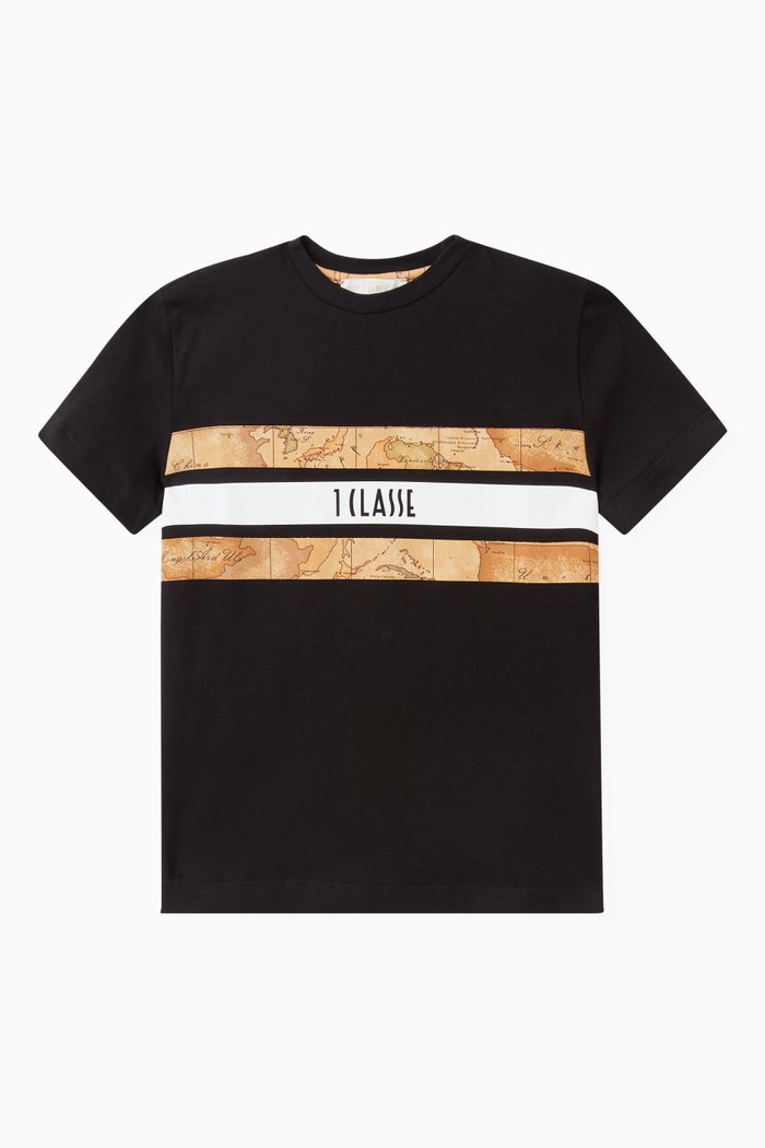 

Logo-print T-shirt in Cotton, Black