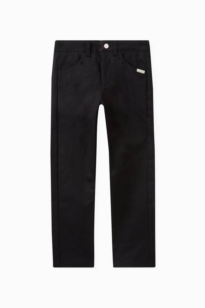 

Geo Map Pants in Cotton, Black