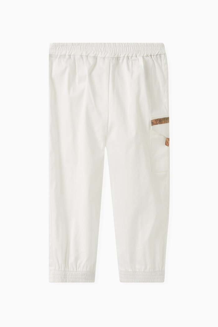 

Map-print Pocket Sweatpants in Cotton, Neutral