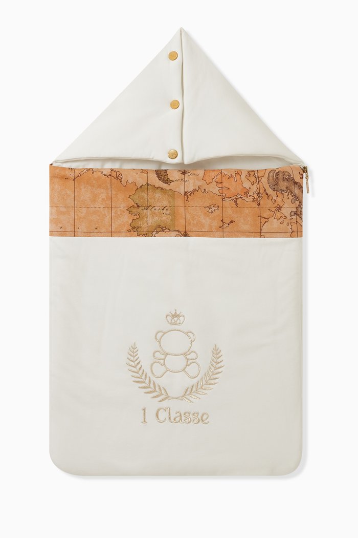 

Teddy Logo Sleeping Bag in Cotton, Neutral