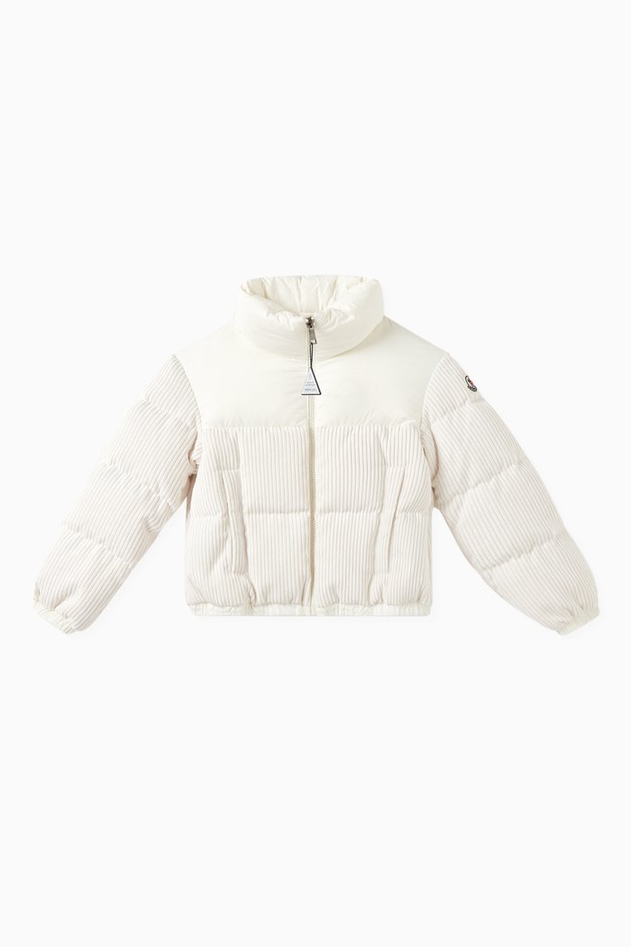 Waitaki Down Jacket in Corduroy, White