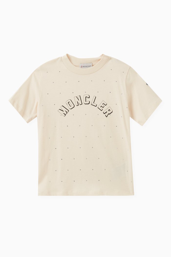 

Logo-patch T-shirt in Cotton-jersey, White