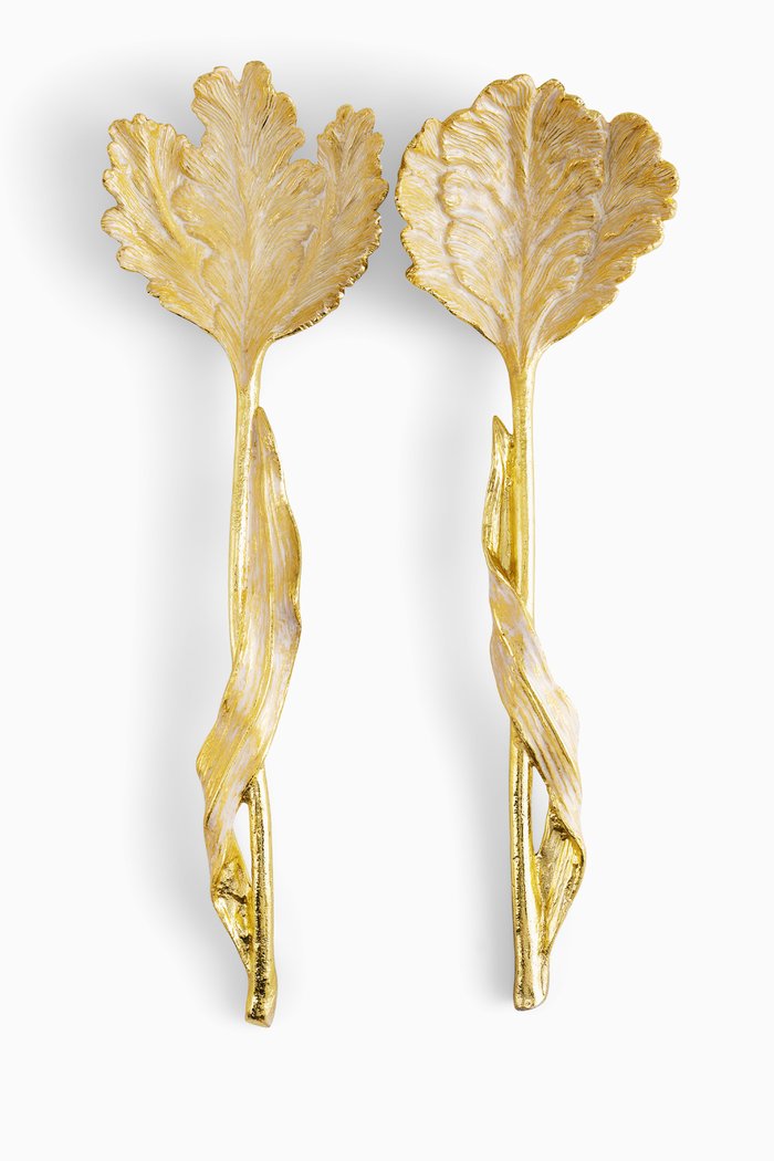 

Tulip Serving Set, Gold