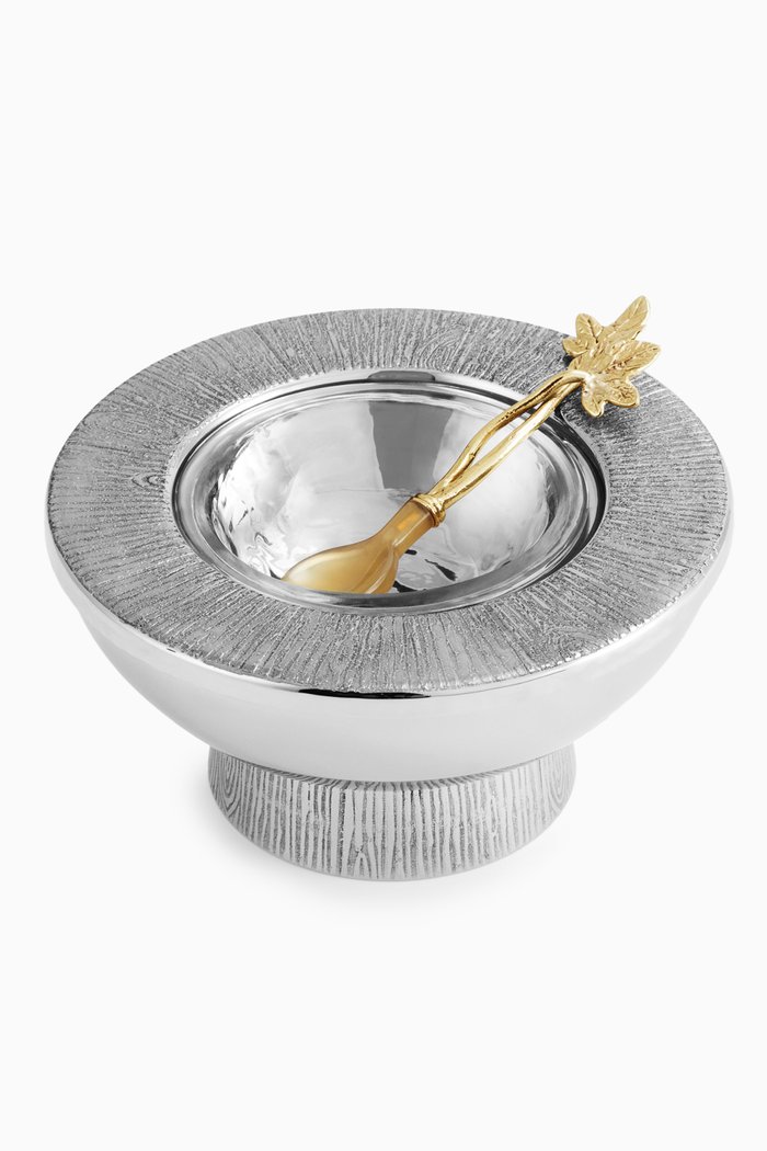 

Ivy & Oak Caviar Dish with Spoon, Silver