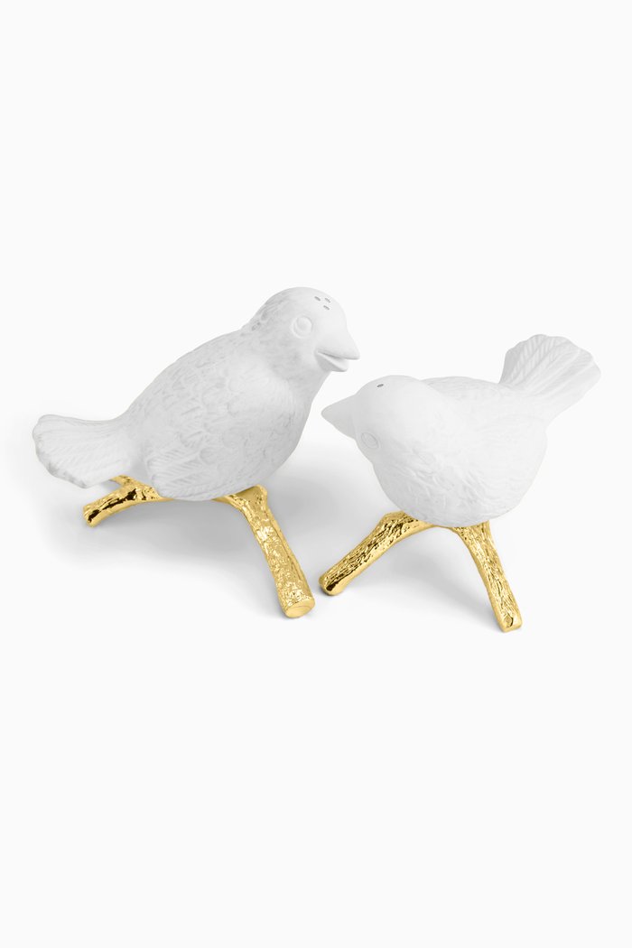 

Love Birds Salt & Pepper Set, White