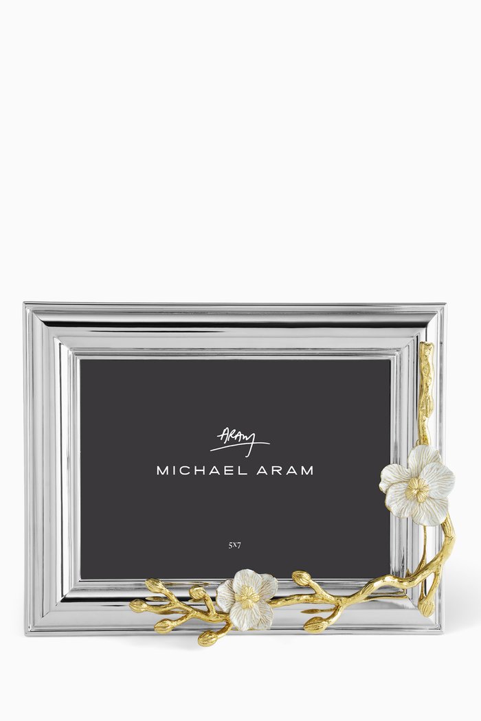 

Orchid Photo Frame, Silver