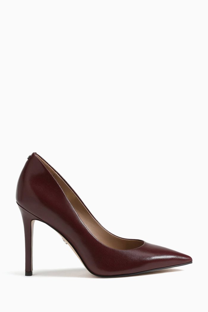 

Hazel 95 Pumps in Leather, Burgundy