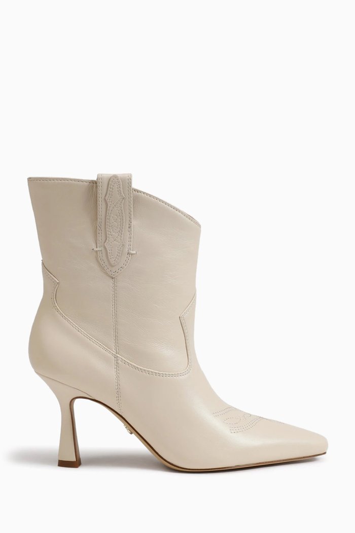 

Moe 80 Ankle Boots in Leather, White
