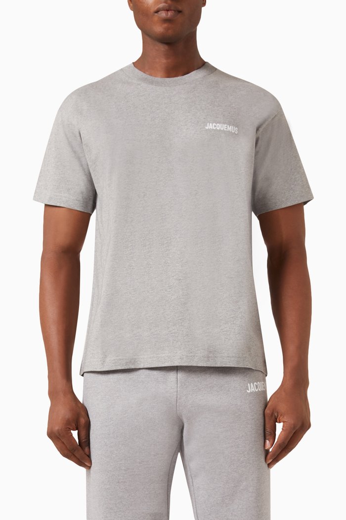 

Logo T-Shirt in Cotton, Grey