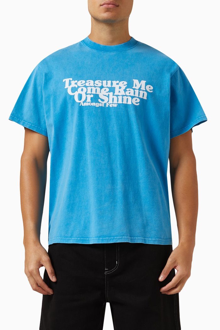 

Treasure Me Box T-shirt in Cotton-jersey, Blue