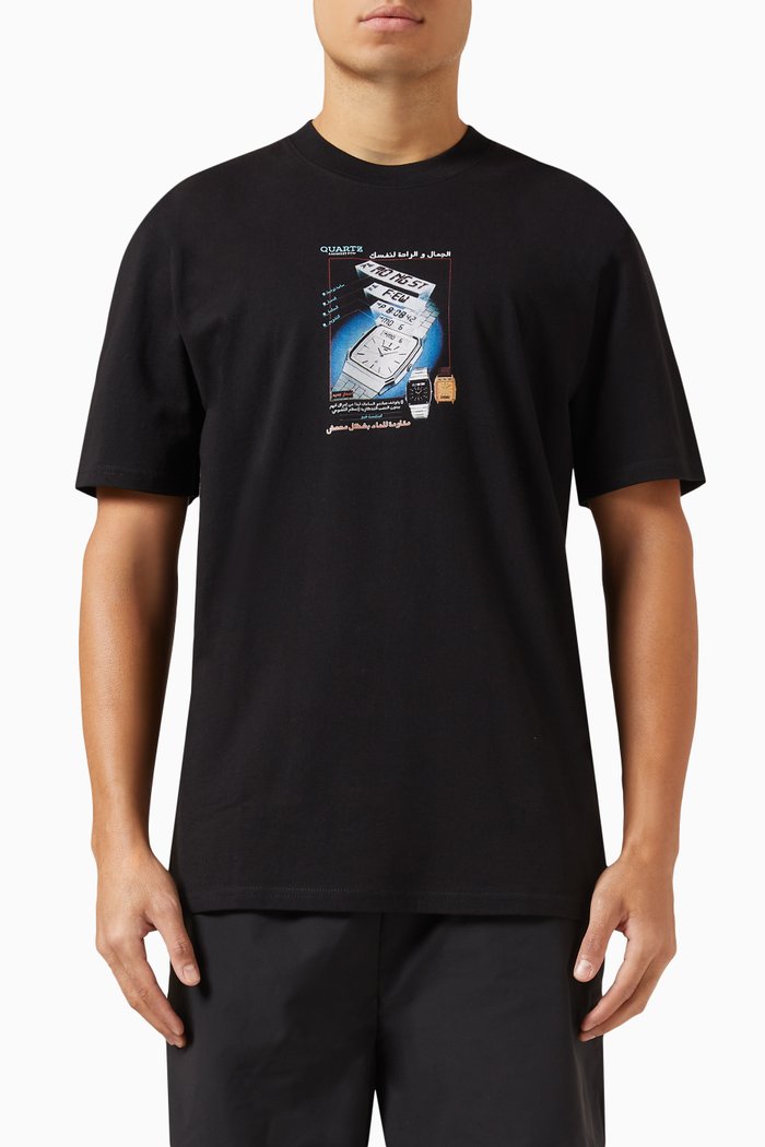 

Timeless T-shirt in Cotton-jersey, Black