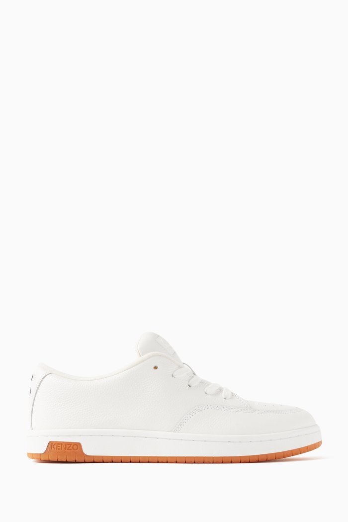 

Uno Low Top Sneakers in Leather, Neutral