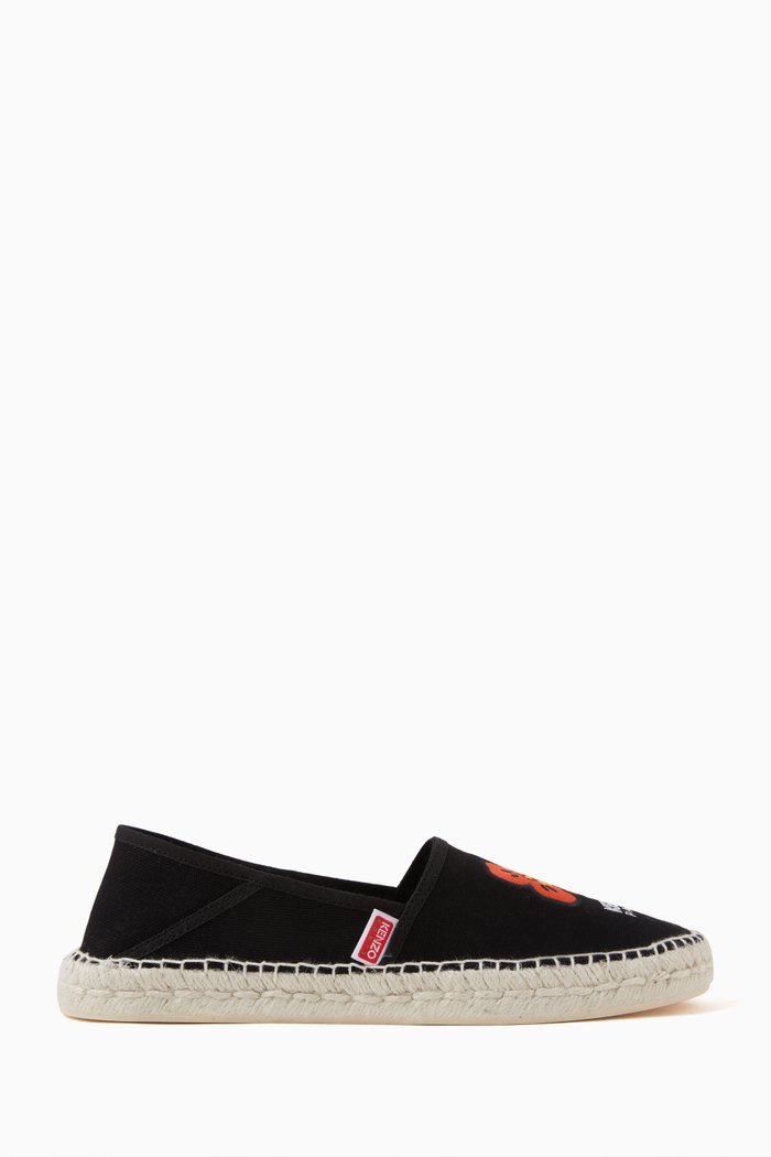 

Boke Flower Espadrilles in Canvas, Black