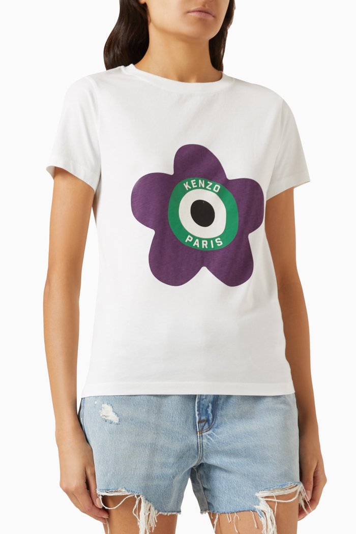 

Kenzo Target T-shirt in Cotton-jersey, Neutral