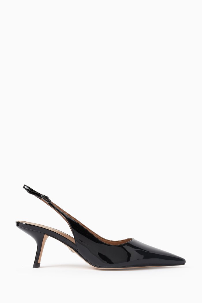 

Bianka 60 Slingback Pumps in Patent Leather, Black